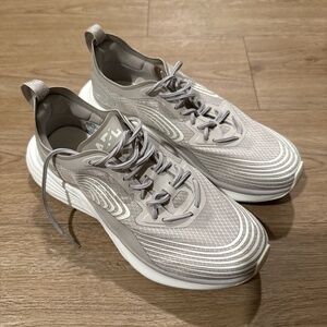 APL Women's Athletic Sneakers in Light Gray and White